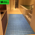 Waterproof anti-skid drainage mat for bathroom and toilet.
